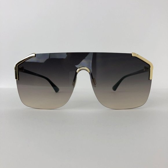 Other - Retro Gray Shield Sunglasses